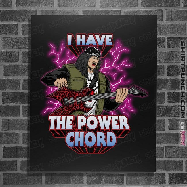 Secret_Shirts Posters / 4"x6" / Black Power Chord
