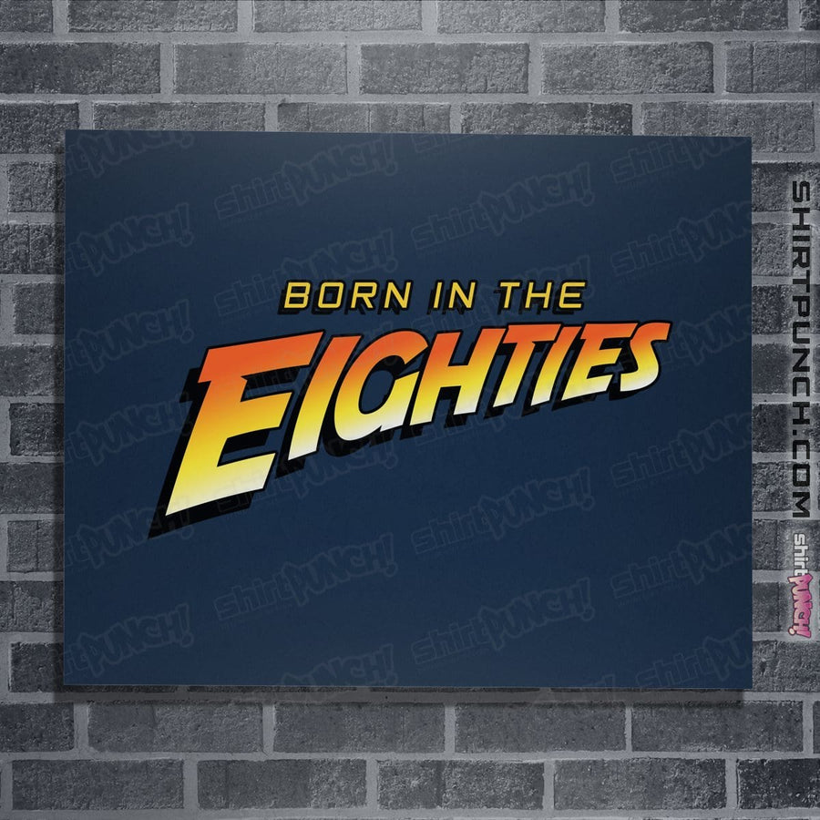 Shirts Posters / 4"x6" / Navy Indiana Eighties