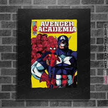 Load image into Gallery viewer, Secret_Shirts Posters / 4&quot;x6&quot; / Black My Avenger Academia
