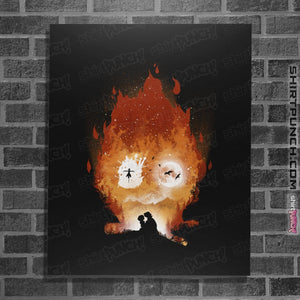 Shirts Posters / 4"x6" / Black Midnight Calcifer