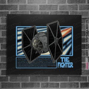 Shirts Posters / 4"x6" / Black Imperial Fighter