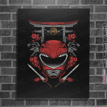 Load image into Gallery viewer, Shirts Posters / 4&quot;x6&quot; / Black Red Ranger
