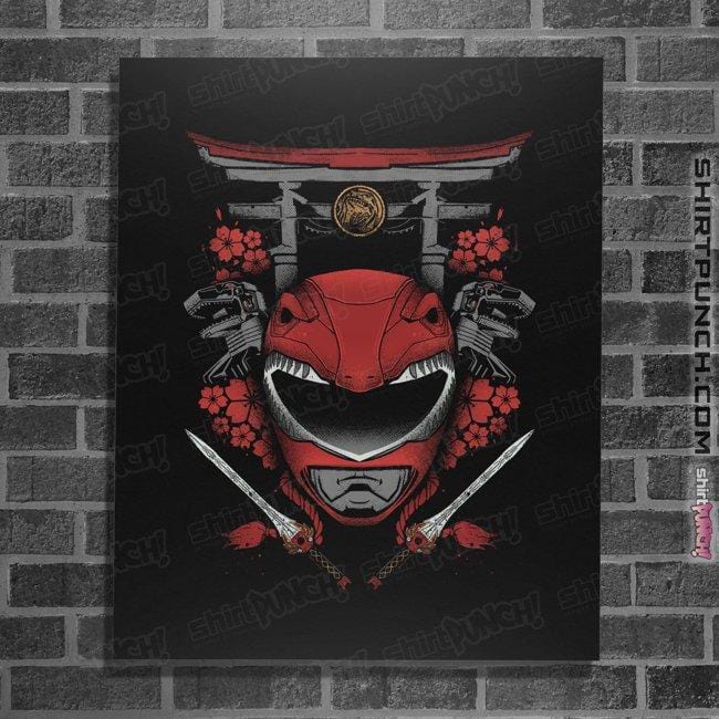Shirts Posters / 4"x6" / Black Red Ranger