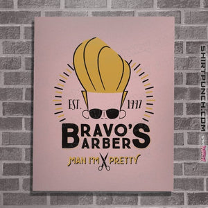 Shirts Posters / 4"x6" / Pink Bravo's Barbers
