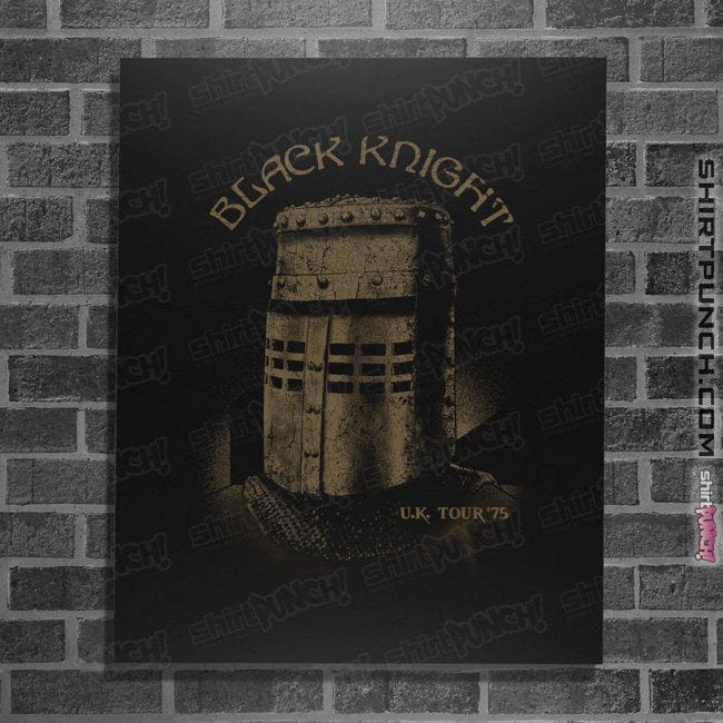 Secret_Shirts Posters / 4"x6" / Black Black Knight Tour