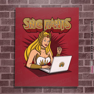 Shirts Posters / 4"x6" / Red She Rants