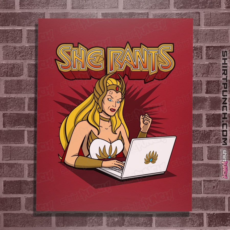 Shirts Posters / 4"x6" / Red She Rants