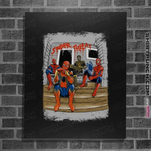 Daily_Deal_Shirts Posters / 4"x6" / Black Spider Threat