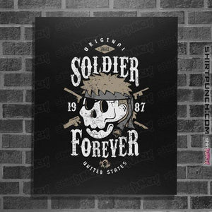 Shirts Posters / 4"x6" / Black Soldier Forever