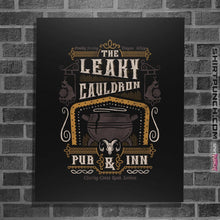 Load image into Gallery viewer, Shirts Posters / 4&quot;x6&quot; / Black The Leaky Cauldron
