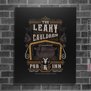 Shirts Posters / 4"x6" / Black The Leaky Cauldron