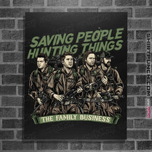 Load image into Gallery viewer, Daily_Deal_Shirts Posters / 4&quot;x6&quot; / Black Supernatural Ghostbusters
