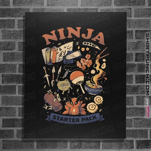 Daily_Deal_Shirts Posters / 4"x6" / Black Ninja Starter Pack