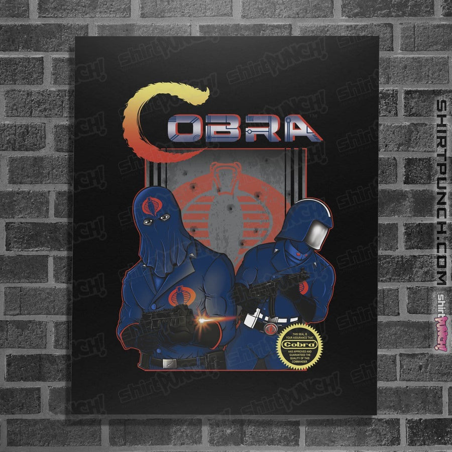 Shirts Posters / 4"x6" / Black Cobra