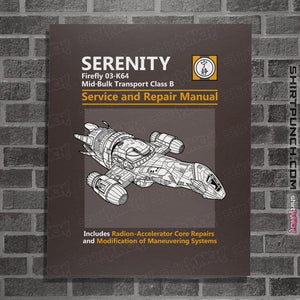 Shirts Posters / 4"x6" / Dark Chocolate Serenity Service And Repair Manual