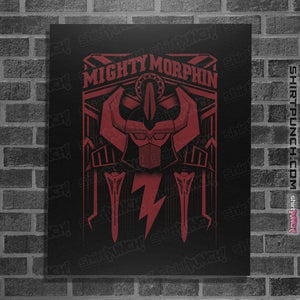 Shirts Posters / 4"x6" / Black Megazord