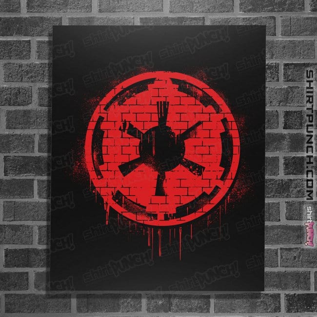 Shirts Posters / 4"x6" / Black Imperial Spray