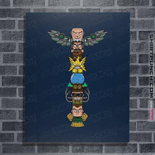 Load image into Gallery viewer, Daily_Deal_Shirts Posters / 4&quot;x6&quot; / Navy Totem Of Villains

