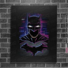 Load image into Gallery viewer, Daily_Deal_Shirts Posters / 4&quot;x6&quot; / Black Glitch Batman
