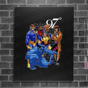 Daily_Deal_Shirts Posters / 4"x6" / Black Mutant 97 Heads