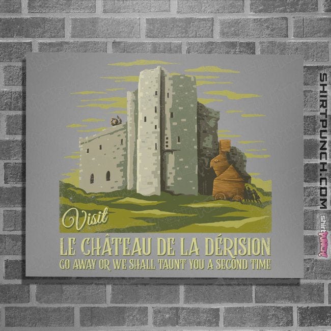 Daily_Deal_Shirts Posters / 4"x6" / Sports Grey Visit Taunter's Castle