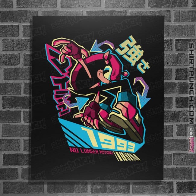Daily_Deal_Shirts Posters / 4"x6" / Black No Longer Missing