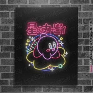 Daily_Deal_Shirts Posters / 4"x6" / Black Neon Kirby