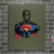 Load image into Gallery viewer, Shirts Posters / 4&quot;x6&quot; / Military Green Return Of Kryptonian
