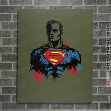 Load image into Gallery viewer, Shirts Posters / 4&quot;x6&quot; / Military Green Return Of Kryptonian
