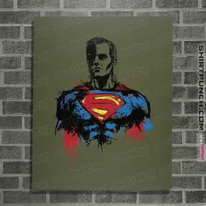 Shirts Posters / 4"x6" / Military Green Return Of Kryptonian