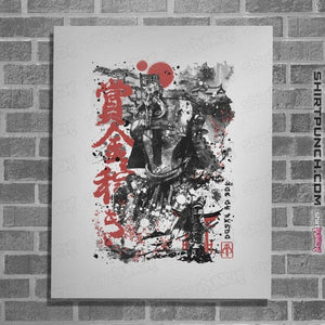 Daily_Deal_Shirts Posters / 4"x6" / White Ronin Boba