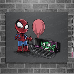 Daily_Deal_Shirts Posters / 4"x6" / Charcoal Spider IT
