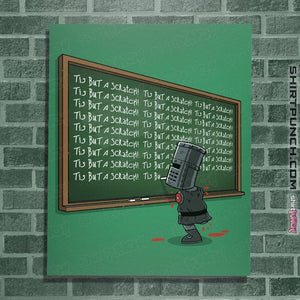 Daily_Deal_Shirts Posters / 4"x6" / Irish Green Black Knight Detention