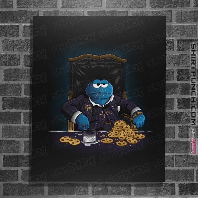 Daily_Deal_Shirts Posters / 4"x6" / Black Cookiesface