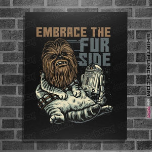 Daily_Deal_Shirts Posters / 4"x6" / Black Wookie Cat