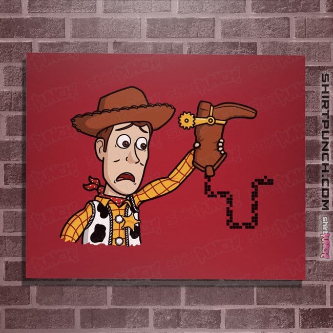 Secret_Shirts Posters / 4"x6" / Red Snake In A Boot