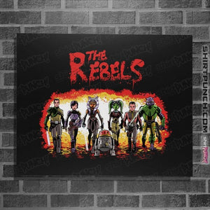 Secret_Shirts Posters / 4"x6" / Black The Rebels