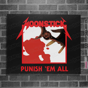 Shirts Posters / 4"x6" / Black Punish 'Em All