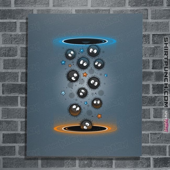 Shirts Posters / 4"x6" / Indigo Blue Soot Portals