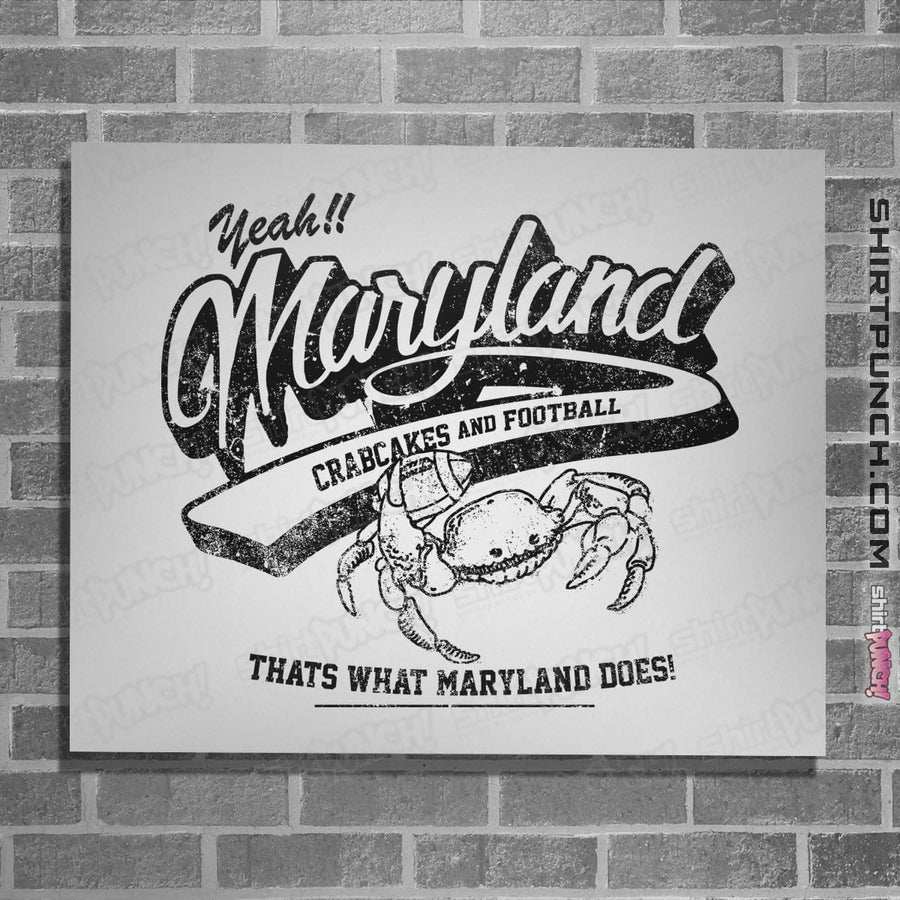 Shirts Posters / 4"x6" / White Maryland