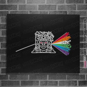 Daily_Deal_Shirts Posters / 4"x6" / Black Dark Side Of The Temple