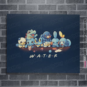 Shirts Posters / 4"x6" / Navy Water Friends