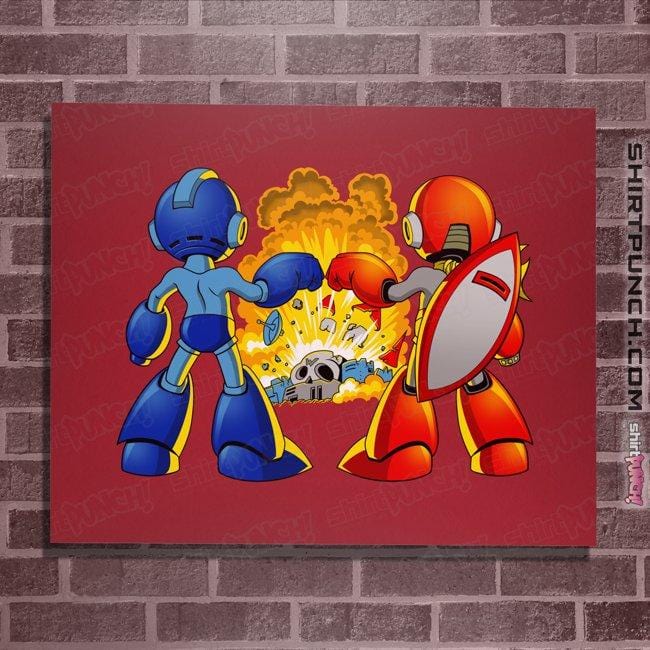 Shirts Posters / 4"x6" / Red Ro Bro Fist