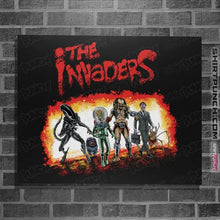 Load image into Gallery viewer, Shirts Posters / 4&quot;x6&quot; / Black Invaders
