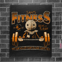 Load image into Gallery viewer, Daily_Deal_Shirts Posters / 4&quot;x6&quot; / Black Sam&#39;s Fitness
