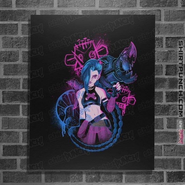 Daily_Deal_Shirts Posters / 4"x6" / Black Jinx!