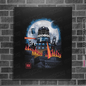 Shirts Posters / 4"x6" / Black Kaiju Dalek