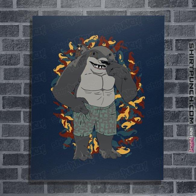 Shirts Posters / 4"x6" / Navy Nanaue Incognito