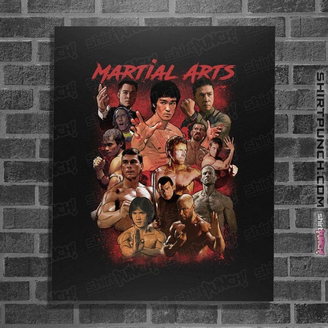 Secret_Shirts Posters / 4"x6" / Black Martial Arts