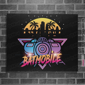 Daily_Deal_Shirts Posters / 4"x6" / Black Neon Bat